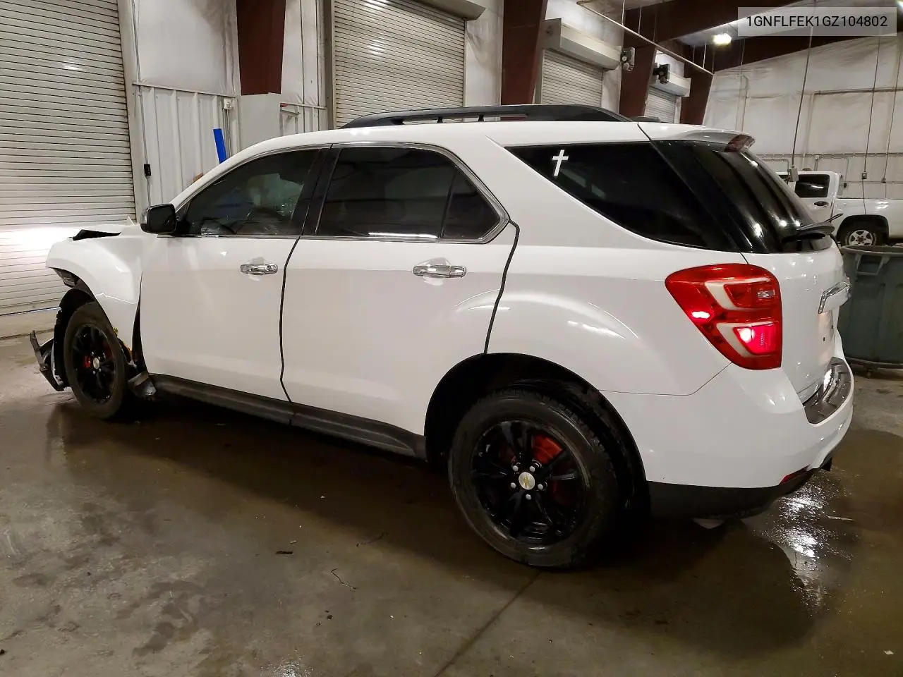 1GNFLFEK1GZ104802 2016 Chevrolet Equinox Lt