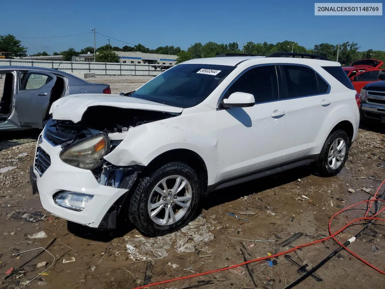 2016 Chevrolet Equinox Lt VIN: 2GNALCEK5G1148769 Lot: 58933544