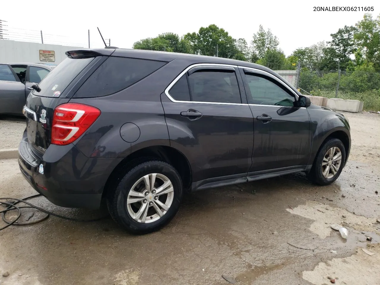 2016 Chevrolet Equinox Ls VIN: 2GNALBEKXG6211605 Lot: 59285924