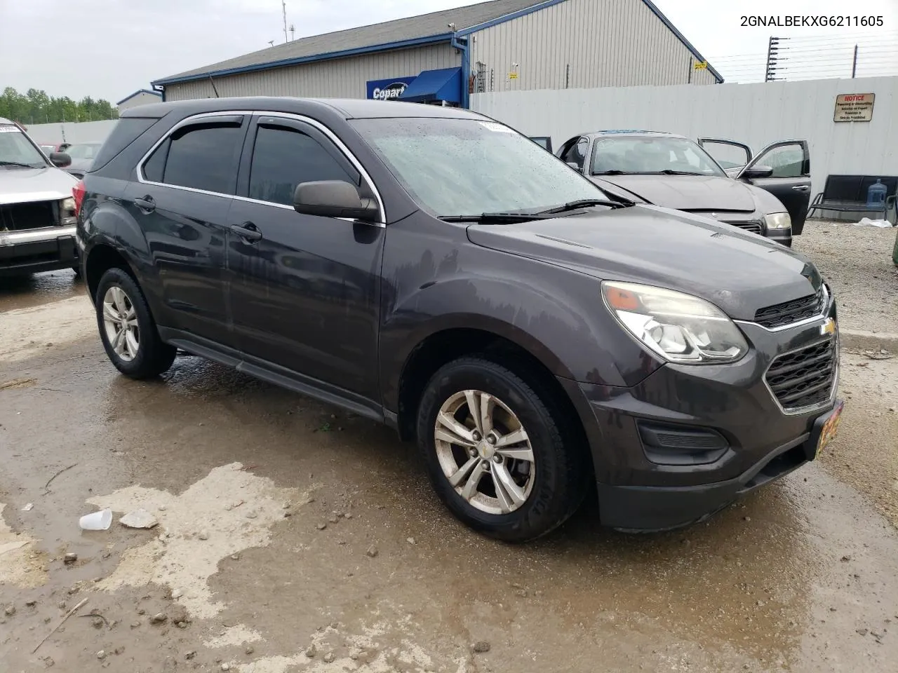 2016 Chevrolet Equinox Ls VIN: 2GNALBEKXG6211605 Lot: 59285924