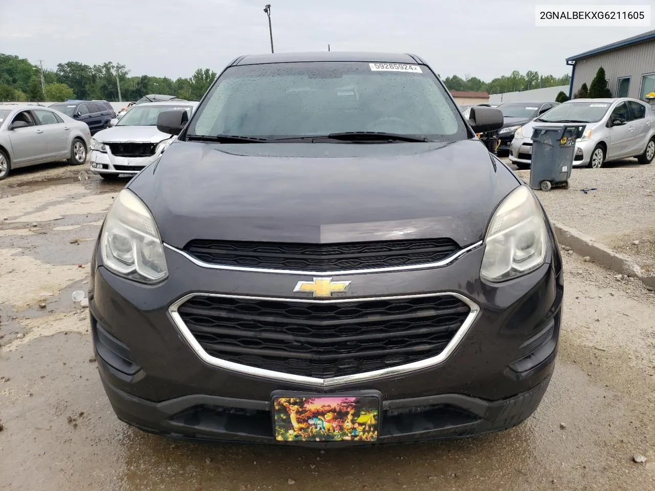 2016 Chevrolet Equinox Ls VIN: 2GNALBEKXG6211605 Lot: 59285924