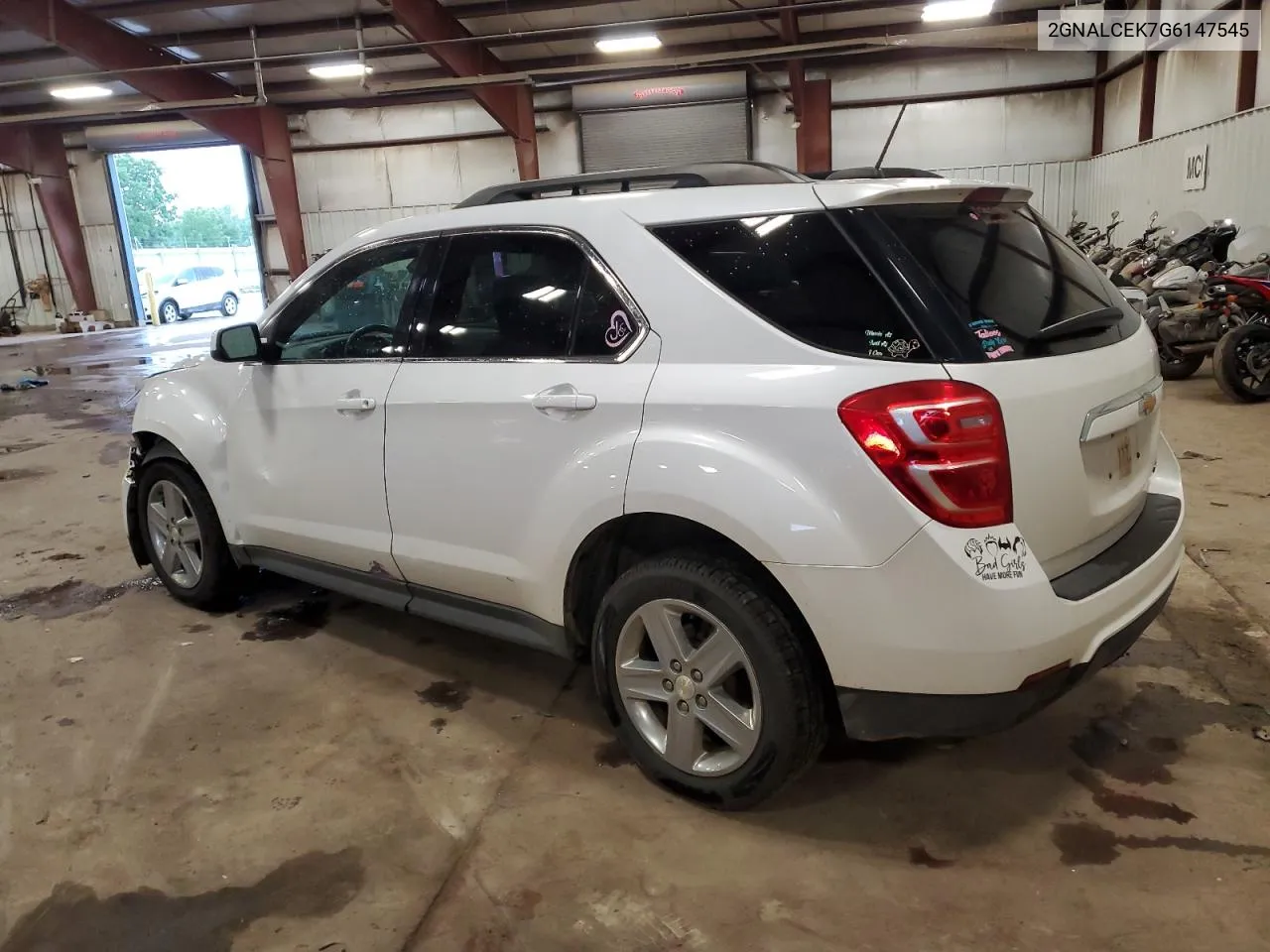 2016 Chevrolet Equinox Lt VIN: 2GNALCEK7G6147545 Lot: 61751864