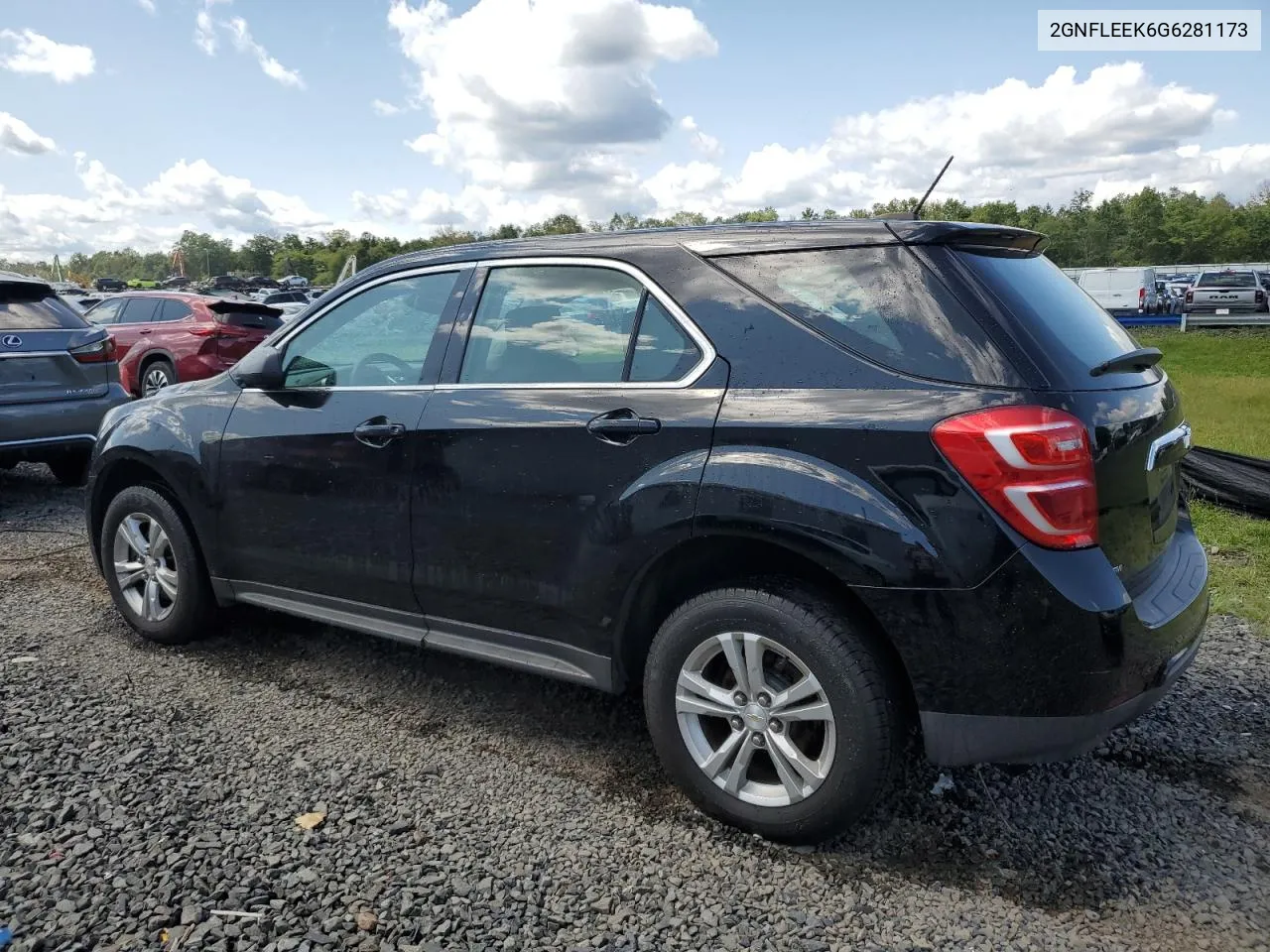 2016 Chevrolet Equinox Ls VIN: 2GNFLEEK6G6281173 Lot: 68190364