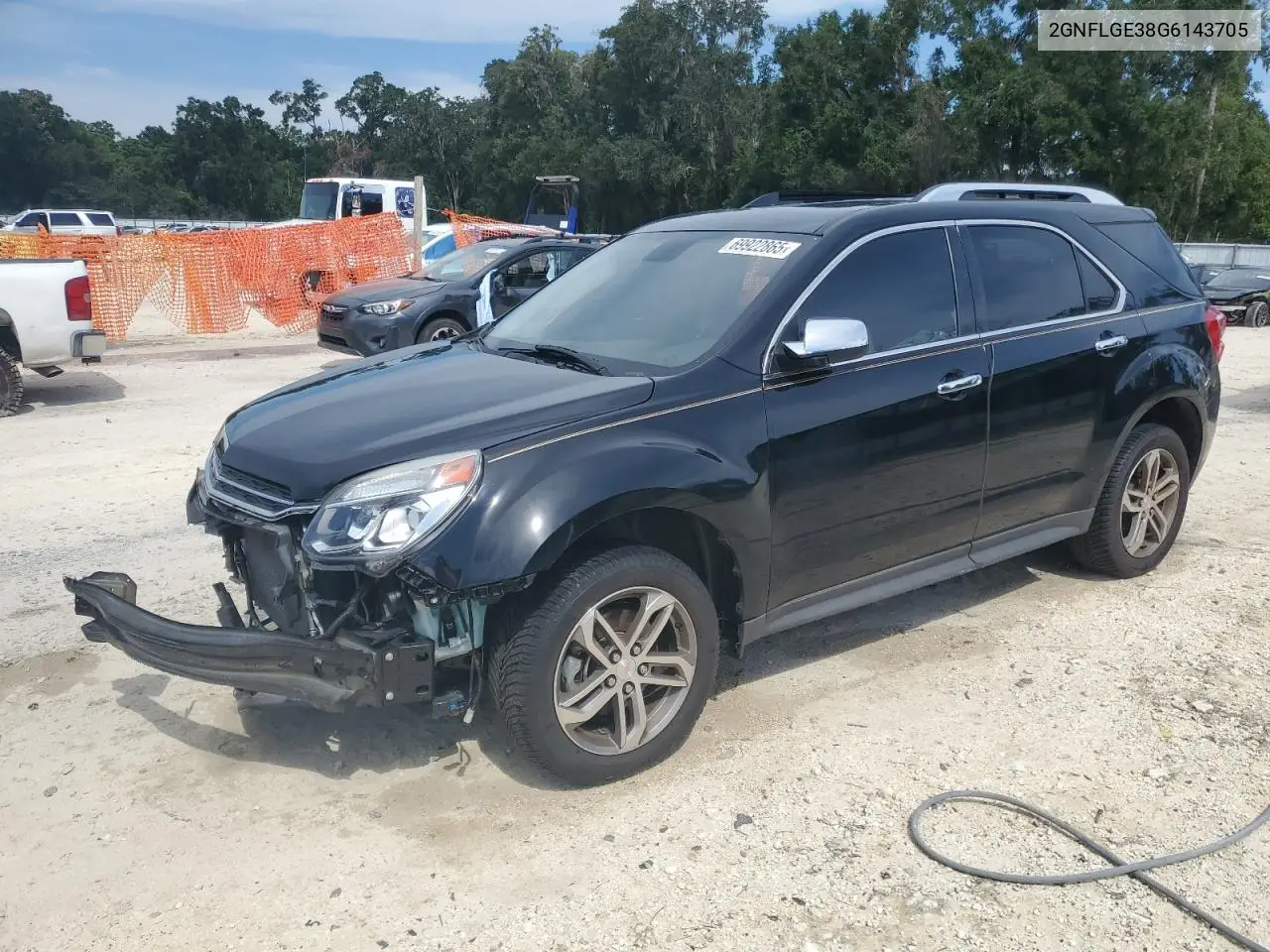 2GNFLGE38G6143705 2016 Chevrolet Equinox Ltz