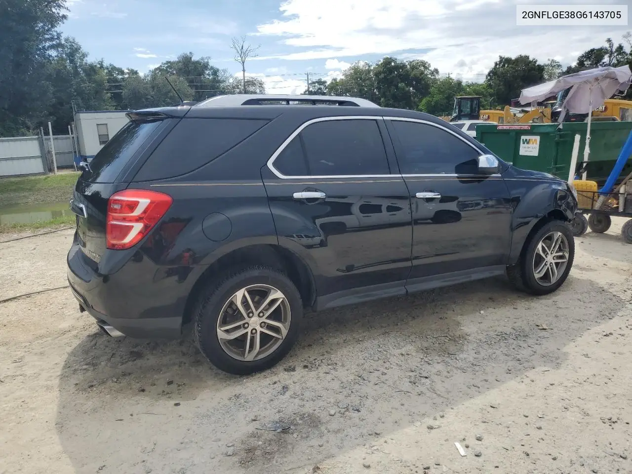 2GNFLGE38G6143705 2016 Chevrolet Equinox Ltz