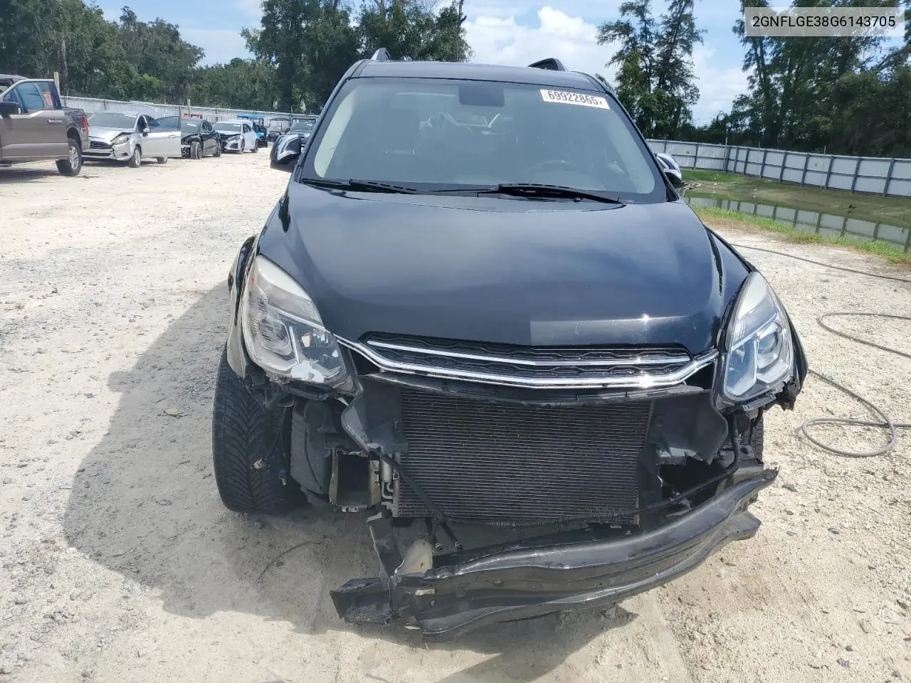2GNFLGE38G6143705 2016 Chevrolet Equinox Ltz