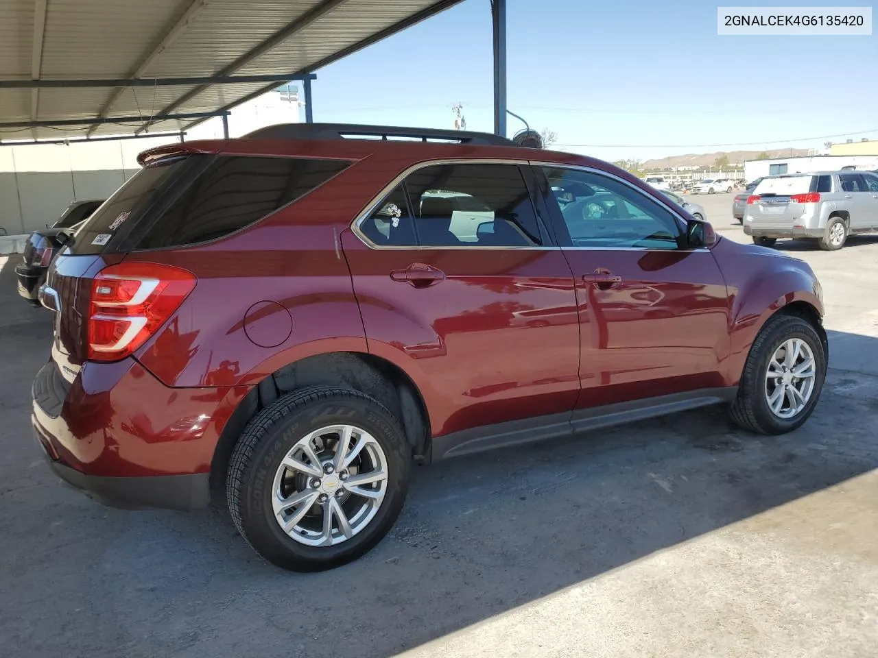 2GNALCEK4G6135420 2016 Chevrolet Equinox Lt