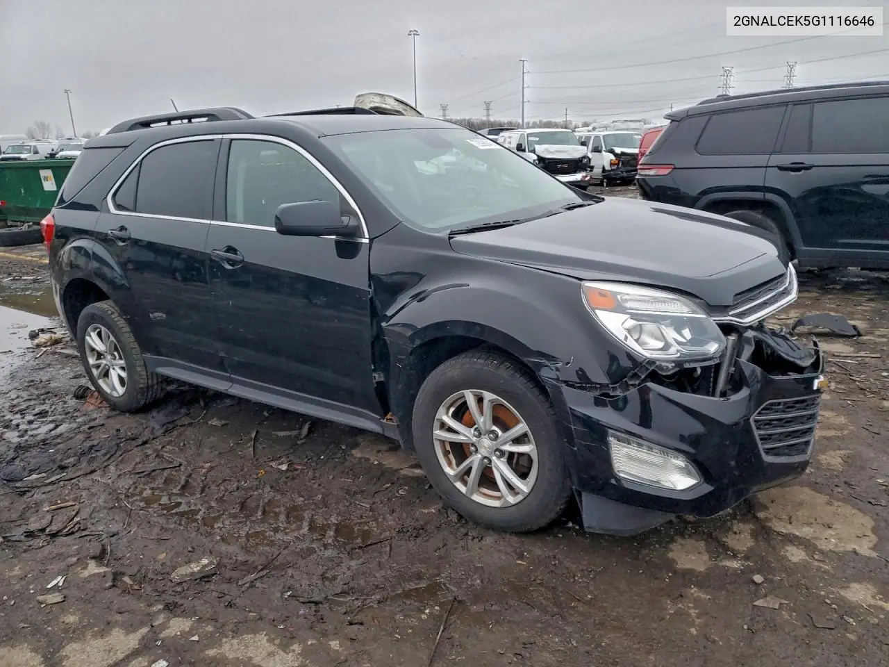 2GNALCEK5G1116646 2016 Chevrolet Equinox Lt