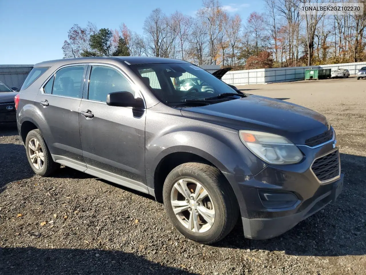 1GNALBEK2GZ102270 2016 Chevrolet Equinox Ls