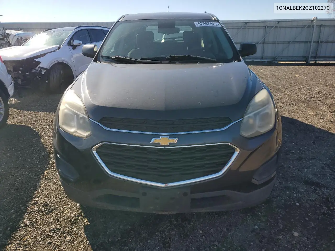 1GNALBEK2GZ102270 2016 Chevrolet Equinox Ls