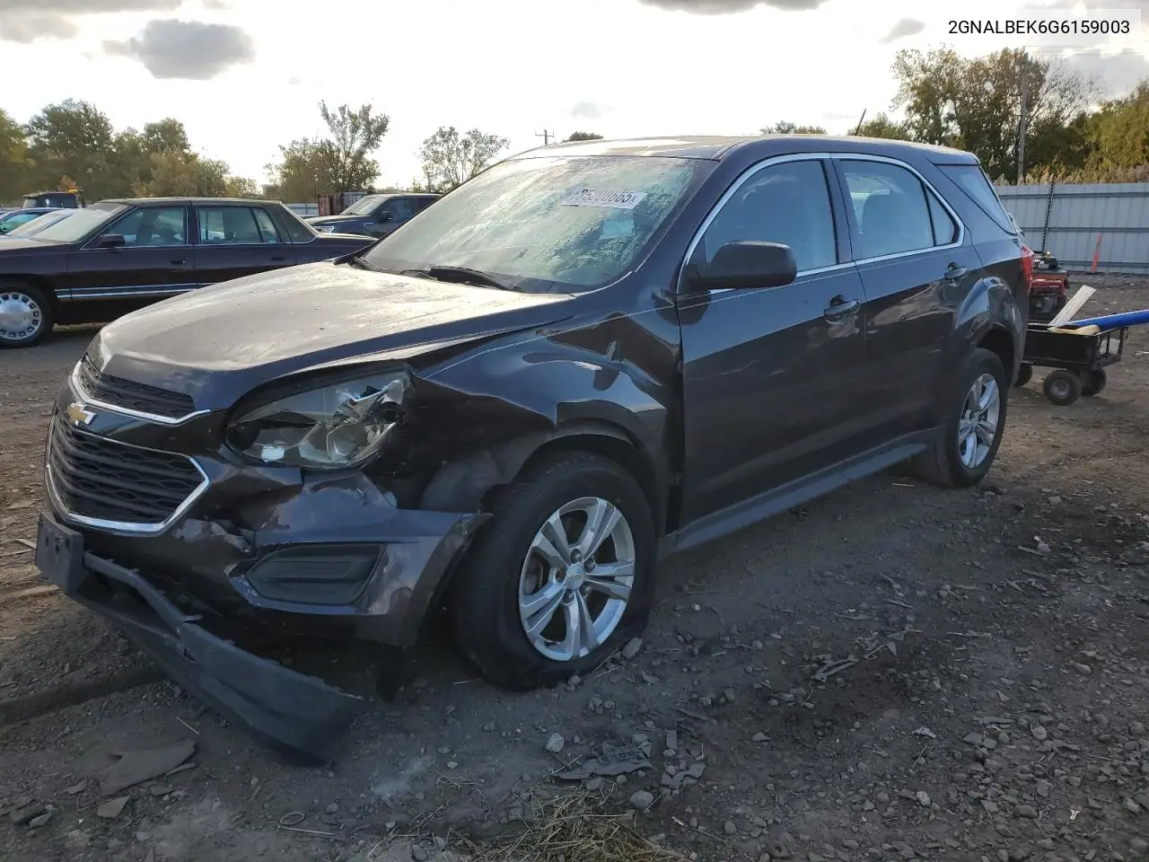 2GNALBEK6G6159003 2016 Chevrolet Equinox Ls