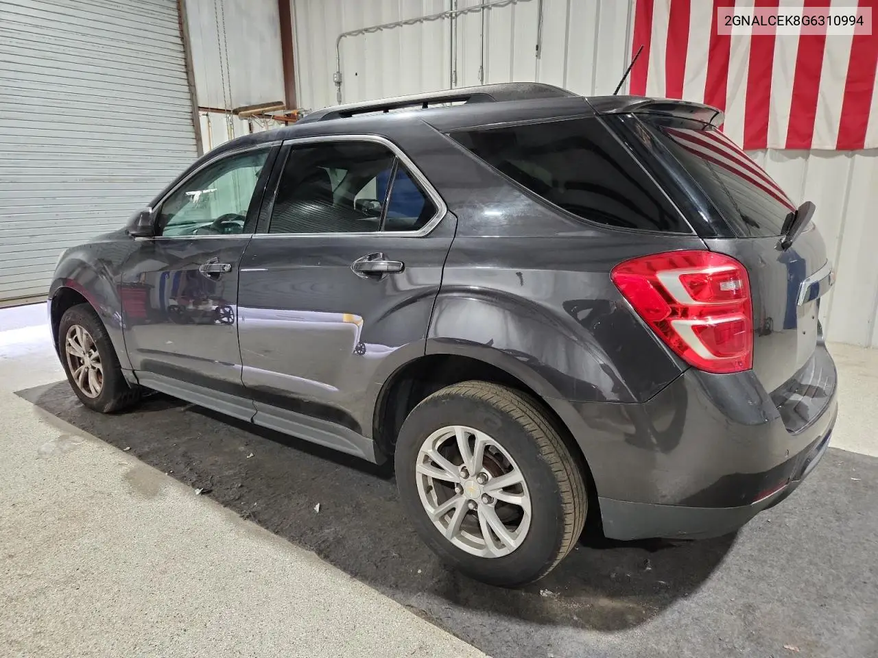 2GNALCEK8G6310994 2016 Chevrolet Equinox Lt