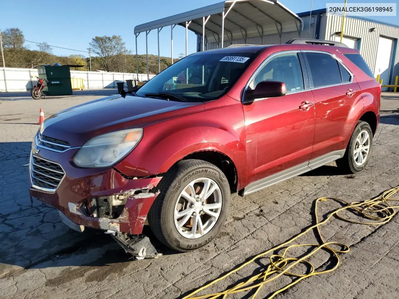 2GNALCEK3G6198945 2016 Chevrolet Equinox Lt