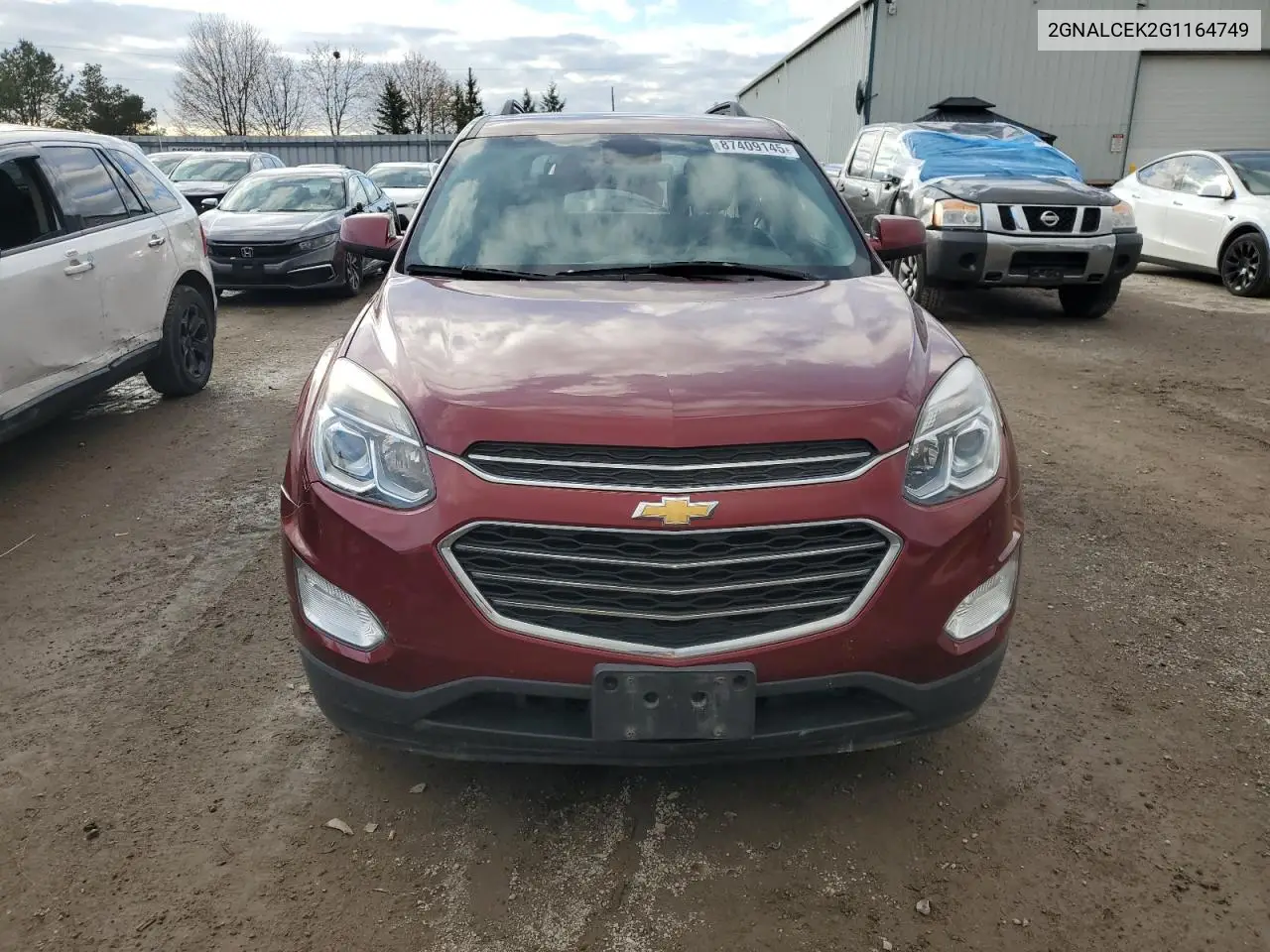 2GNALCEK2G1164749 2016 Chevrolet Equinox Lt