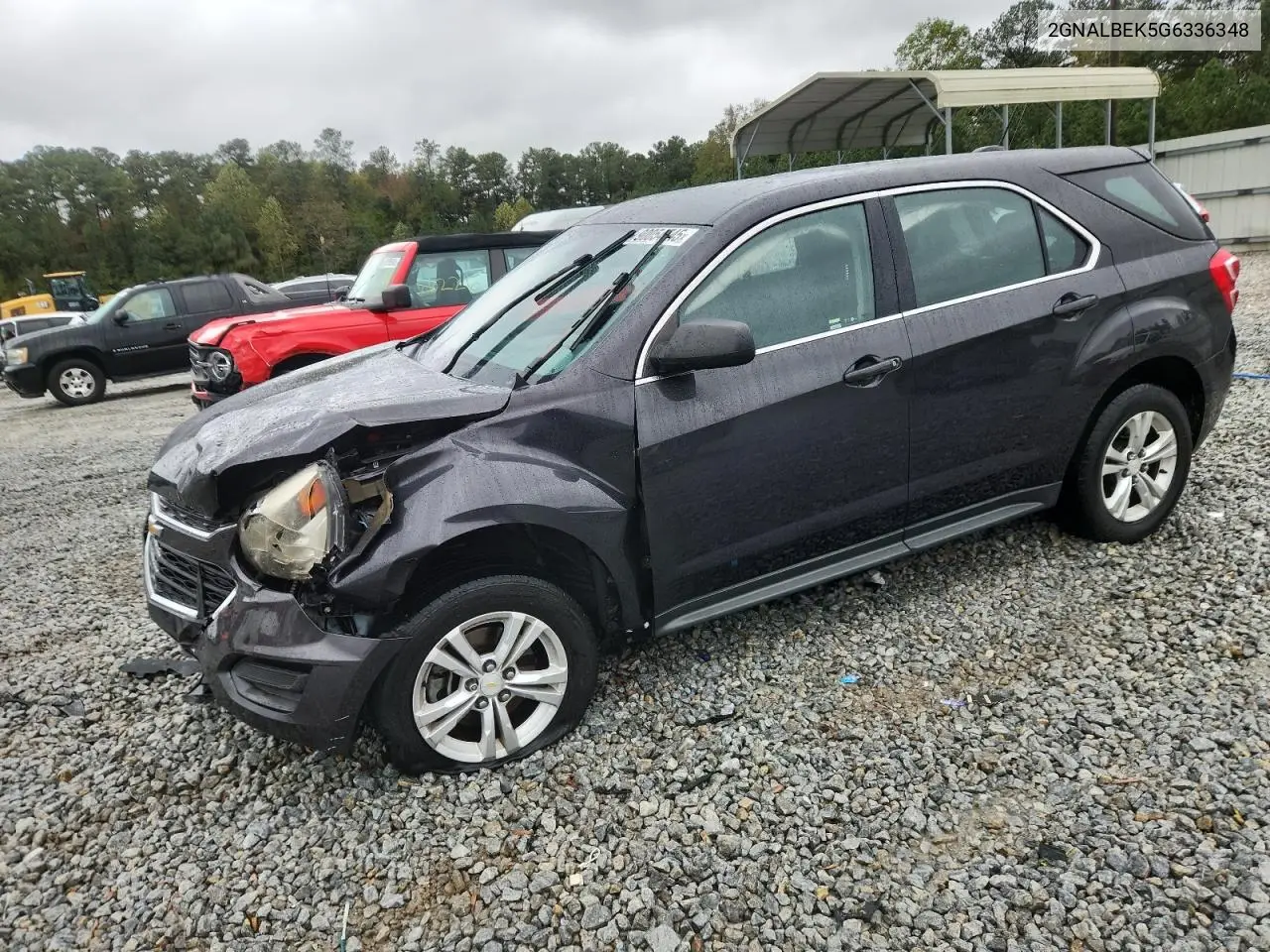 2GNALBEK5G6336348 2016 Chevrolet Equinox Ls