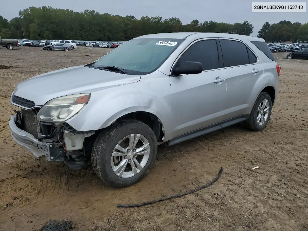 2GNALBEK9G1153743 2016 Chevrolet Equinox Ls