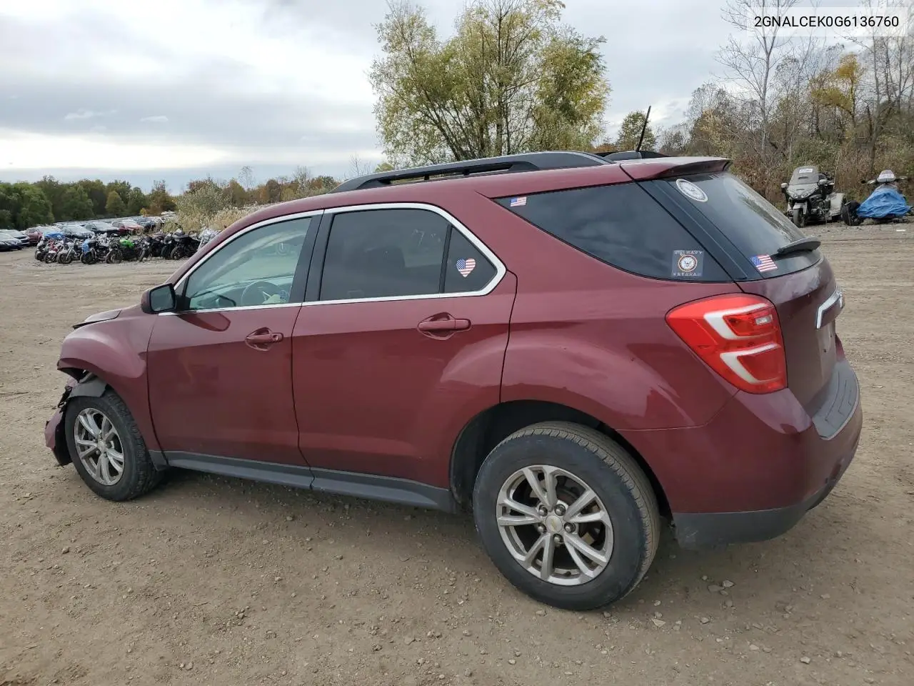 2GNALCEK0G6136760 2016 Chevrolet Equinox Lt