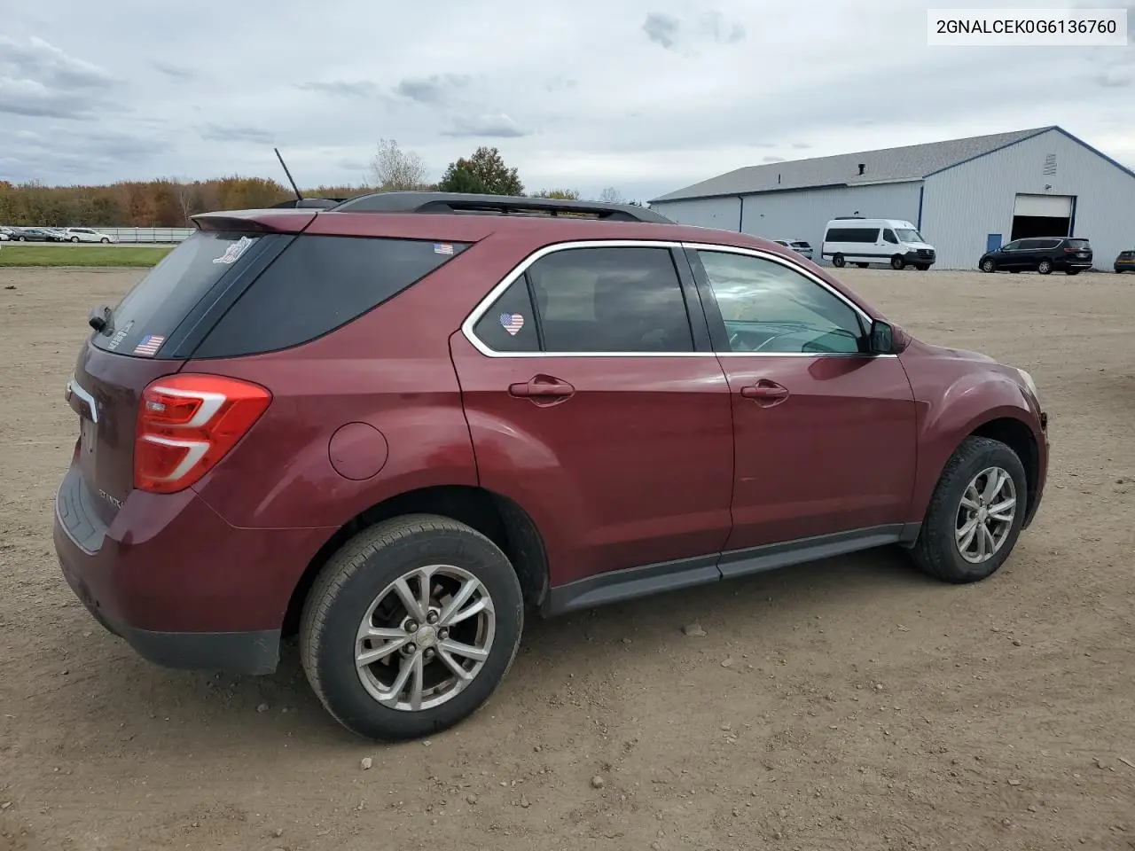 2GNALCEK0G6136760 2016 Chevrolet Equinox Lt