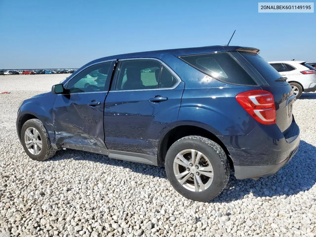 2GNALBEK6G1149195 2016 Chevrolet Equinox Ls