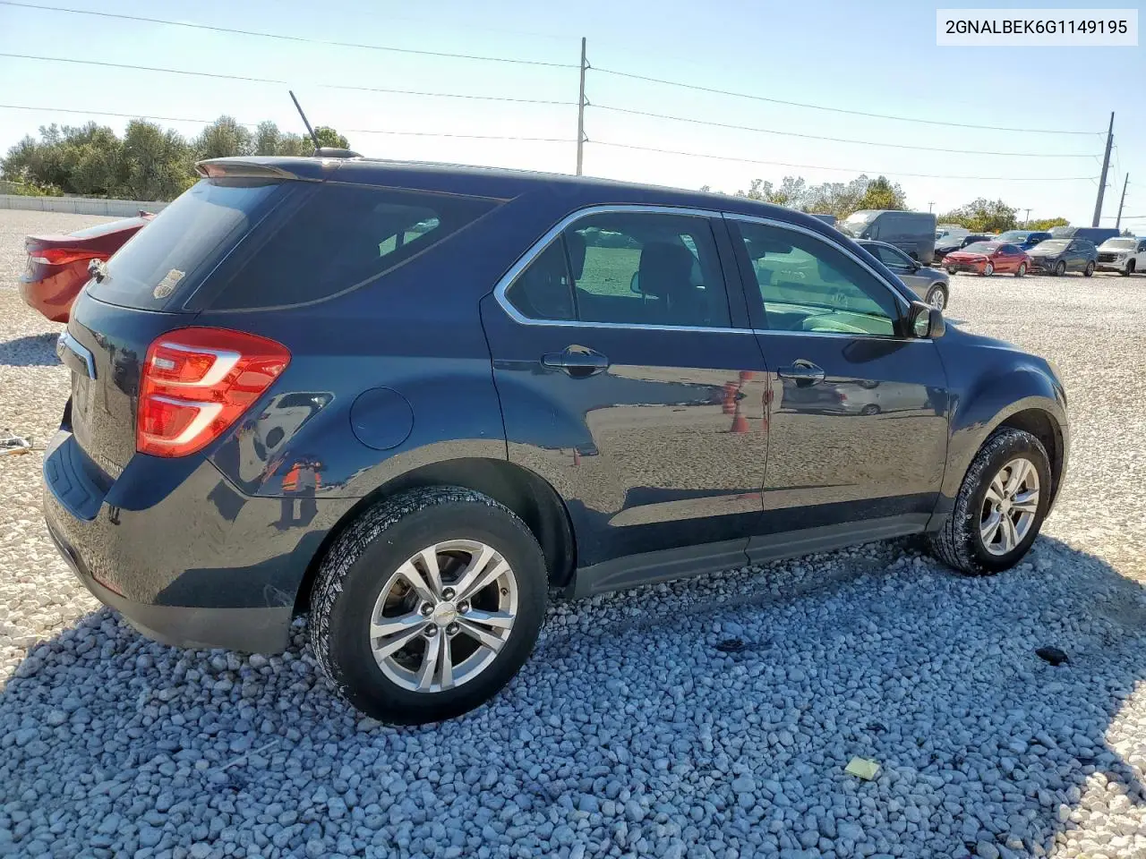 2GNALBEK6G1149195 2016 Chevrolet Equinox Ls