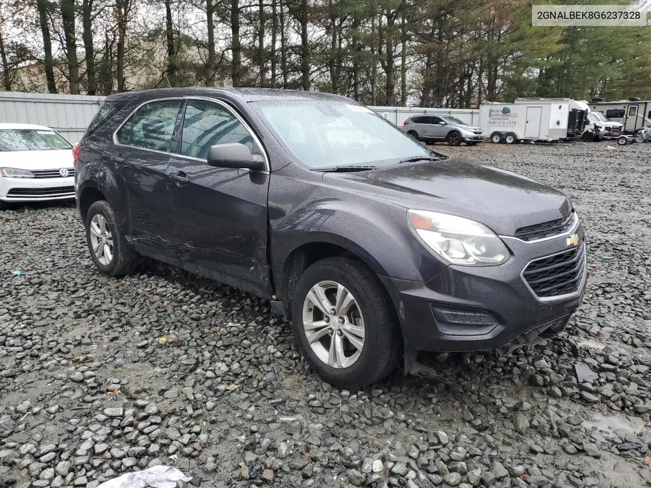 2GNALBEK8G6237328 2016 Chevrolet Equinox Ls