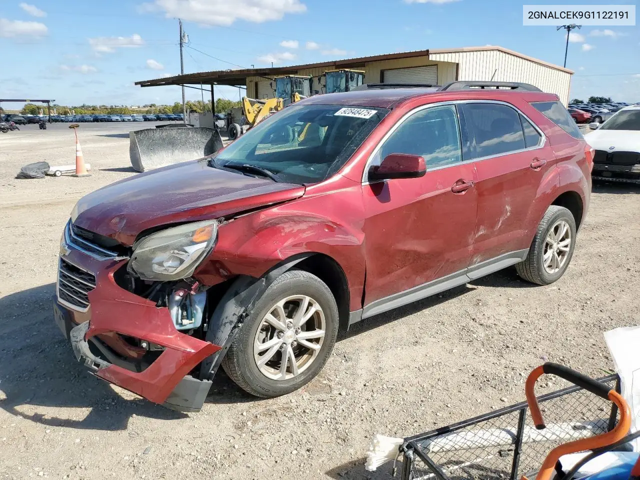 2GNALCEK9G1122191 2016 Chevrolet Equinox Lt