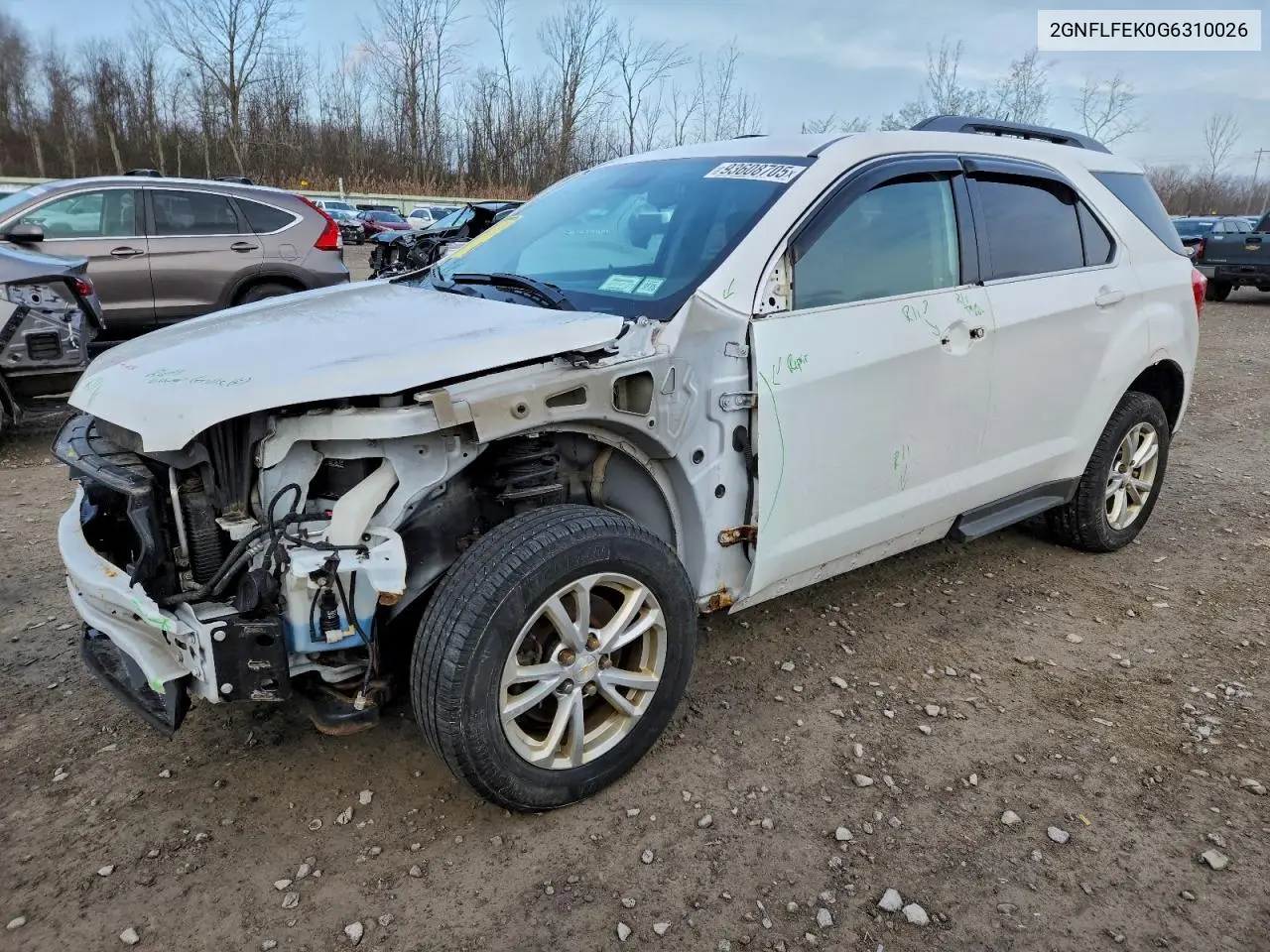 2GNFLFEK0G6310026 2016 Chevrolet Equinox Lt