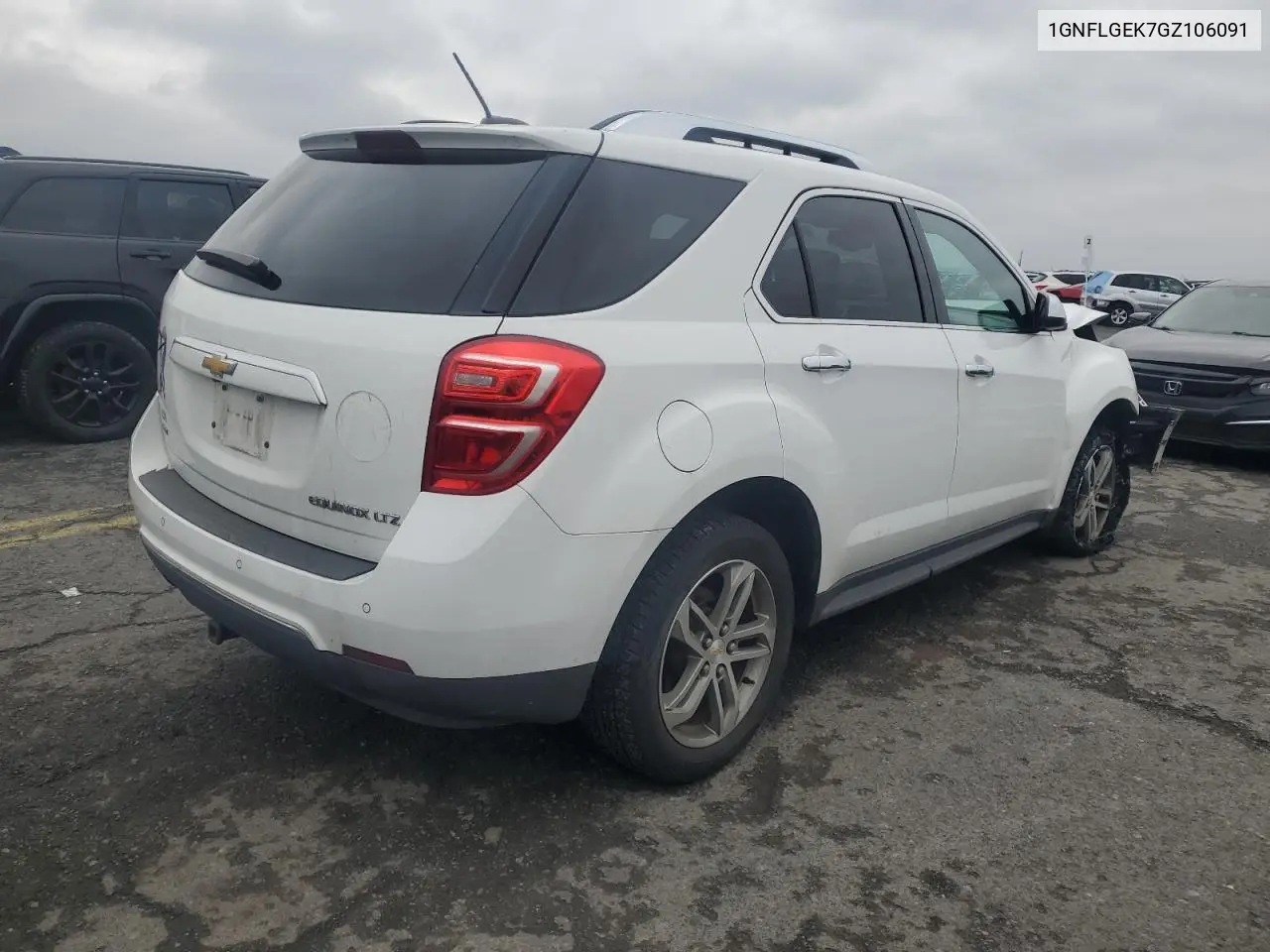 1GNFLGEK7GZ106091 2016 Chevrolet Equinox Ltz