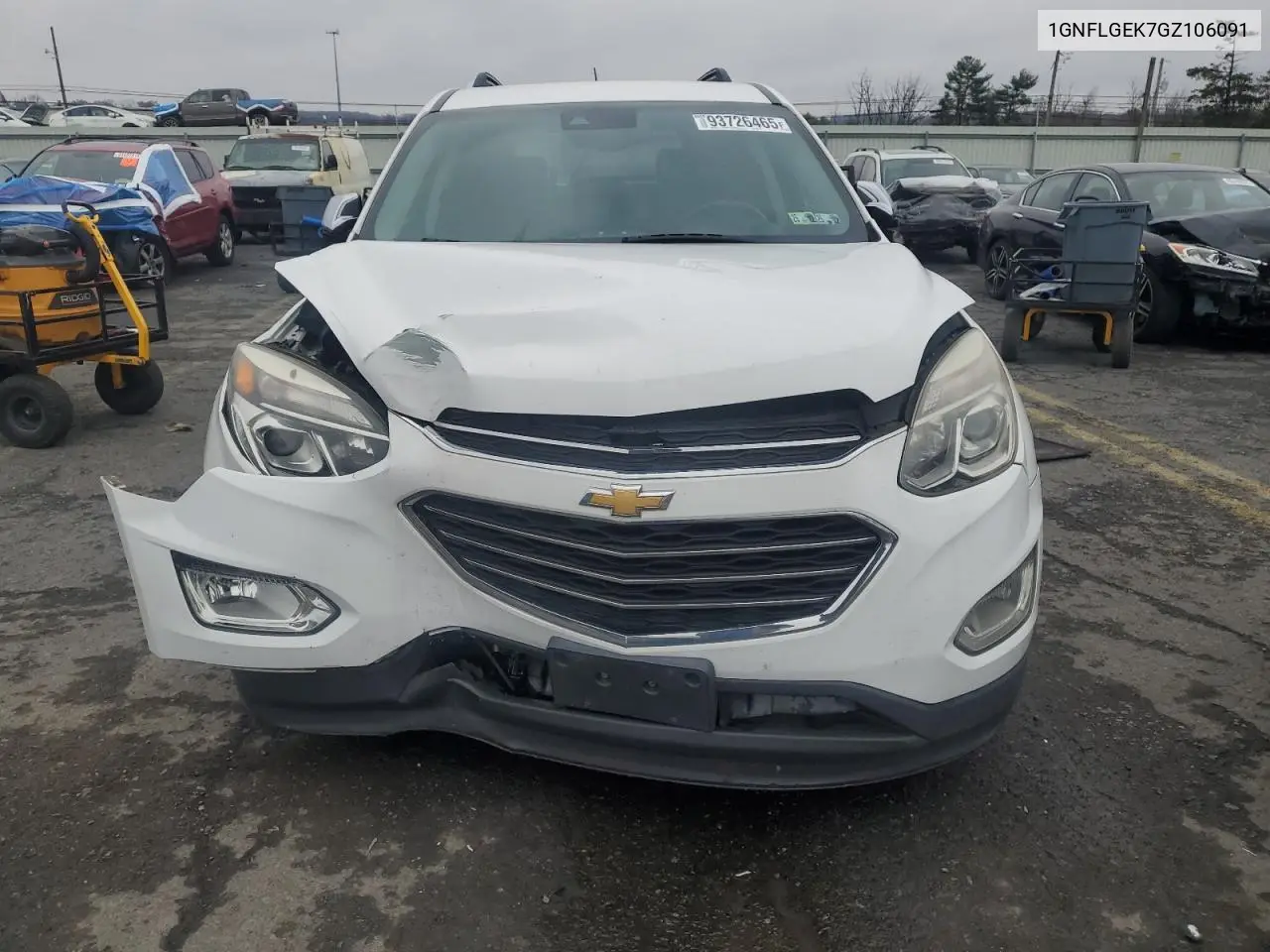1GNFLGEK7GZ106091 2016 Chevrolet Equinox Ltz