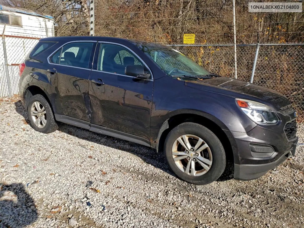 1GNALBEKXGZ104803 2016 Chevrolet Equinox Ls