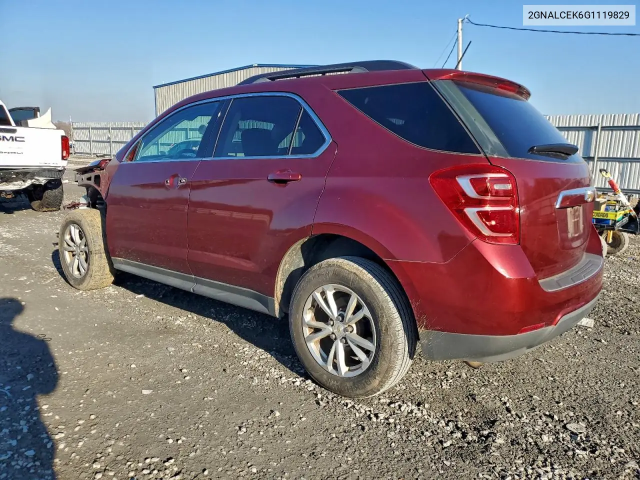 2GNALCEK6G1119829 2016 Chevrolet Equinox Lt