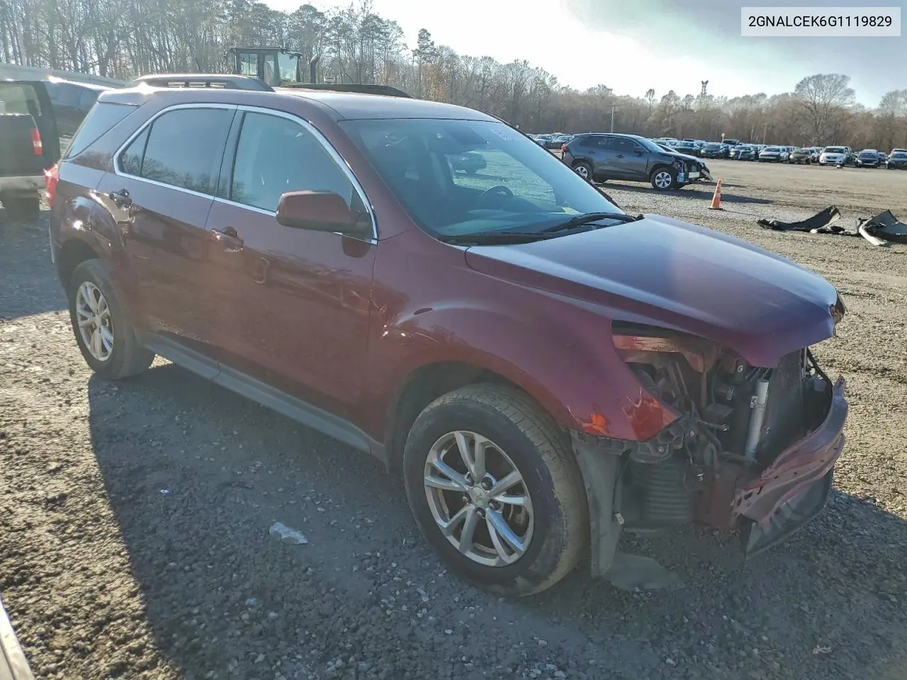 2GNALCEK6G1119829 2016 Chevrolet Equinox Lt