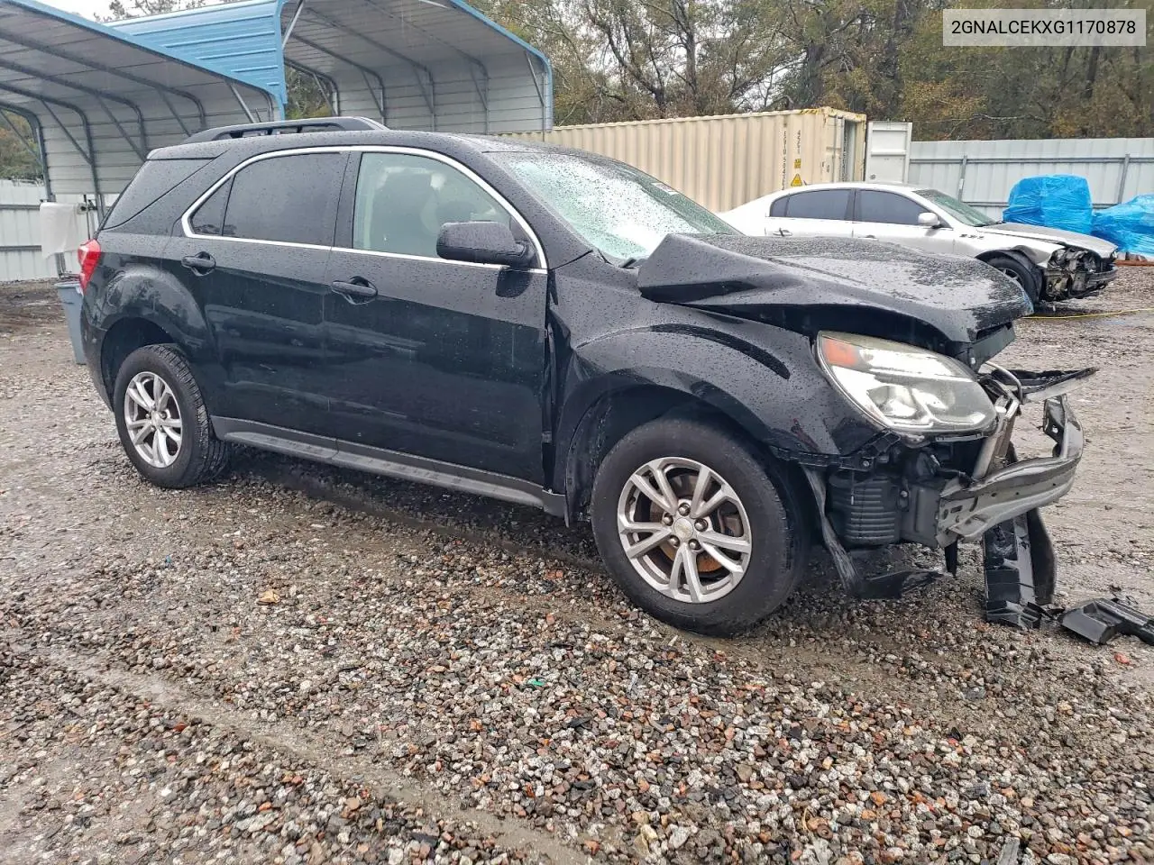 2GNALCEKXG1170878 2016 Chevrolet Equinox Lt