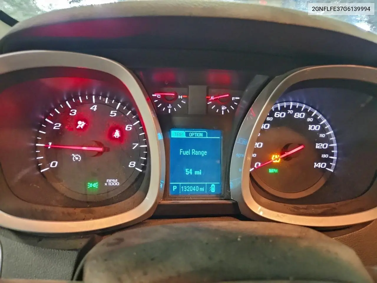2GNFLFE37G6139994 2016 Chevrolet Equinox Lt
