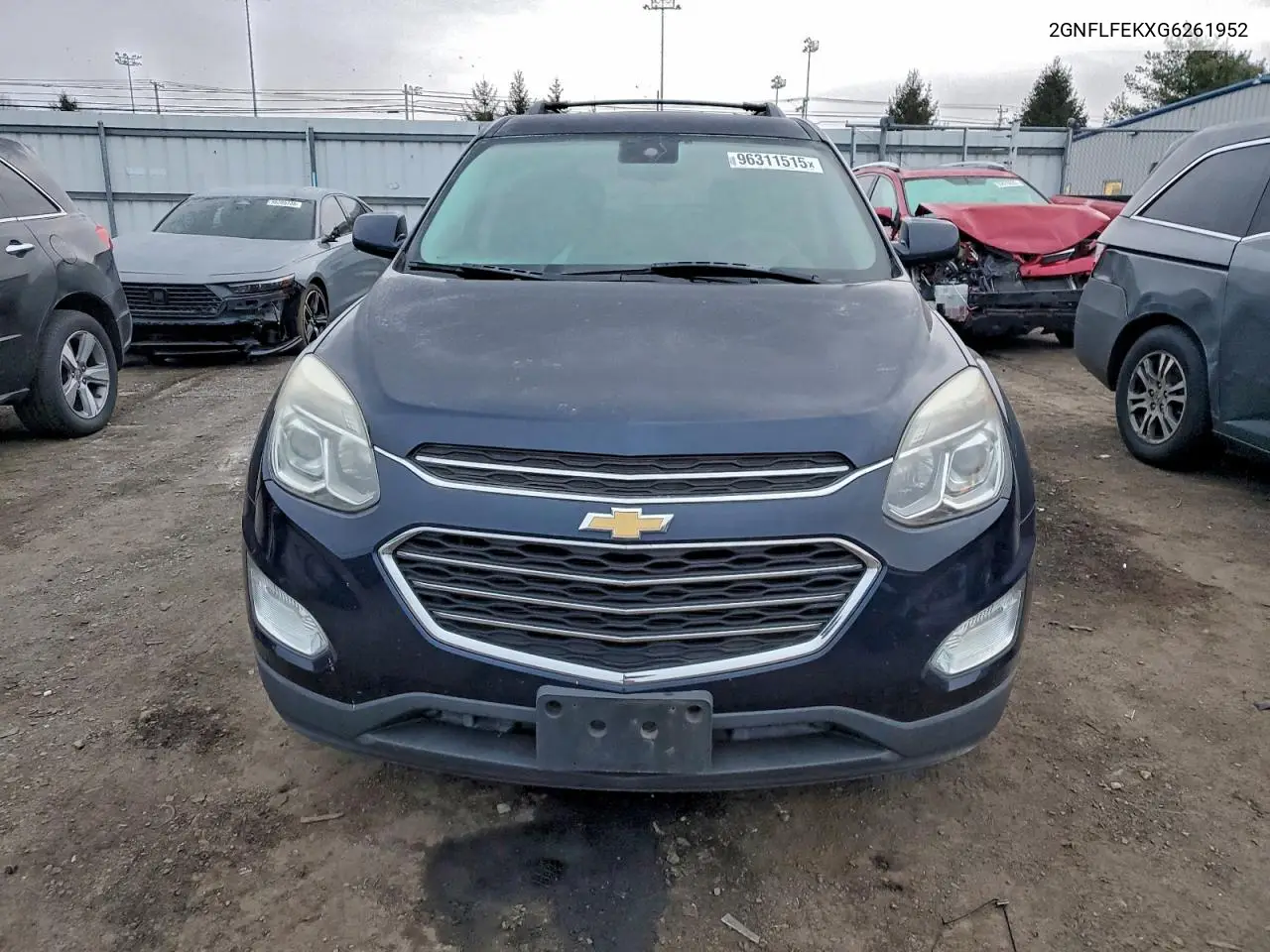2GNFLFEKXG6261952 2016 Chevrolet Equinox Lt