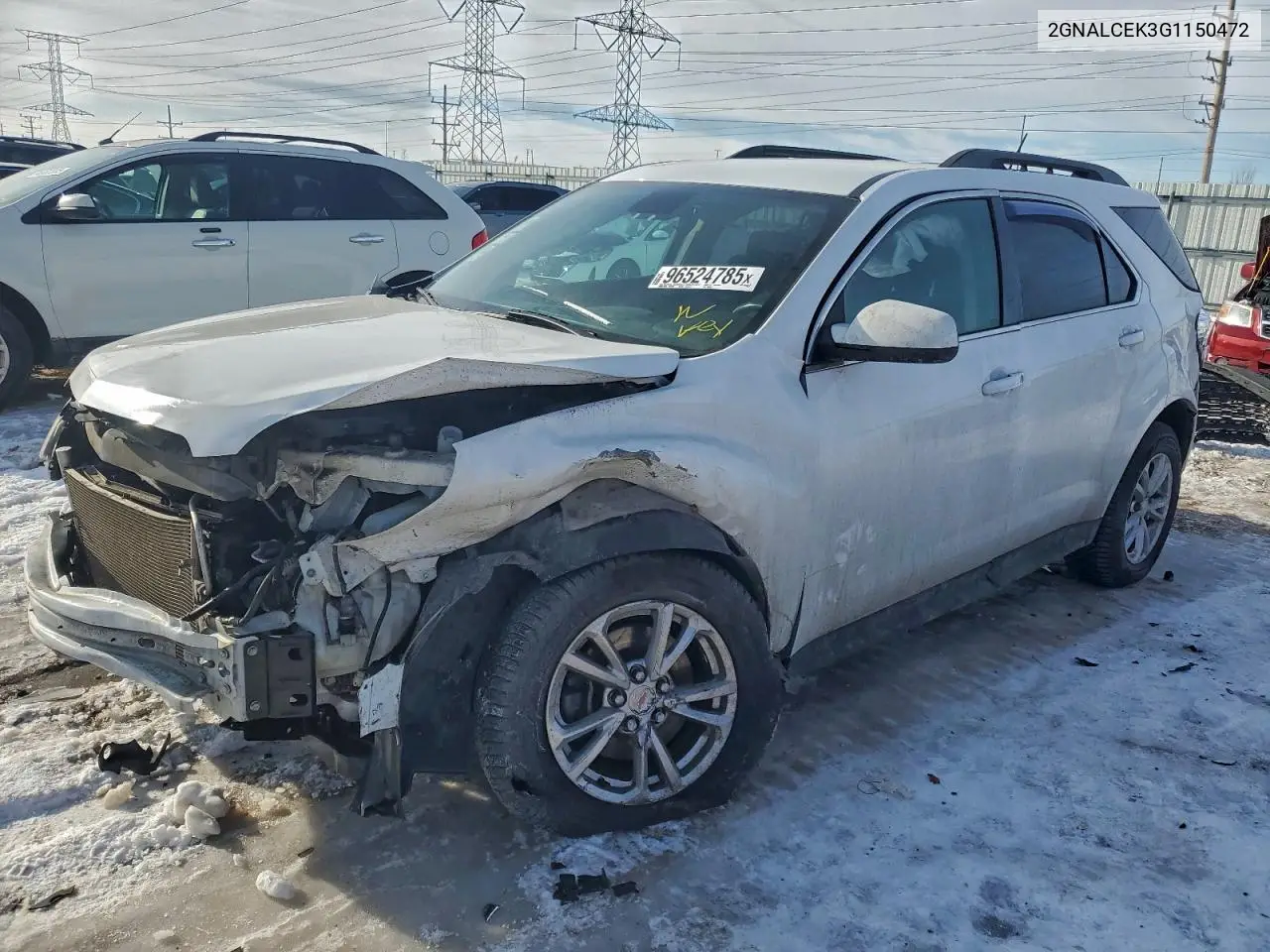 2GNALCEK3G1150472 2016 Chevrolet Equinox Lt