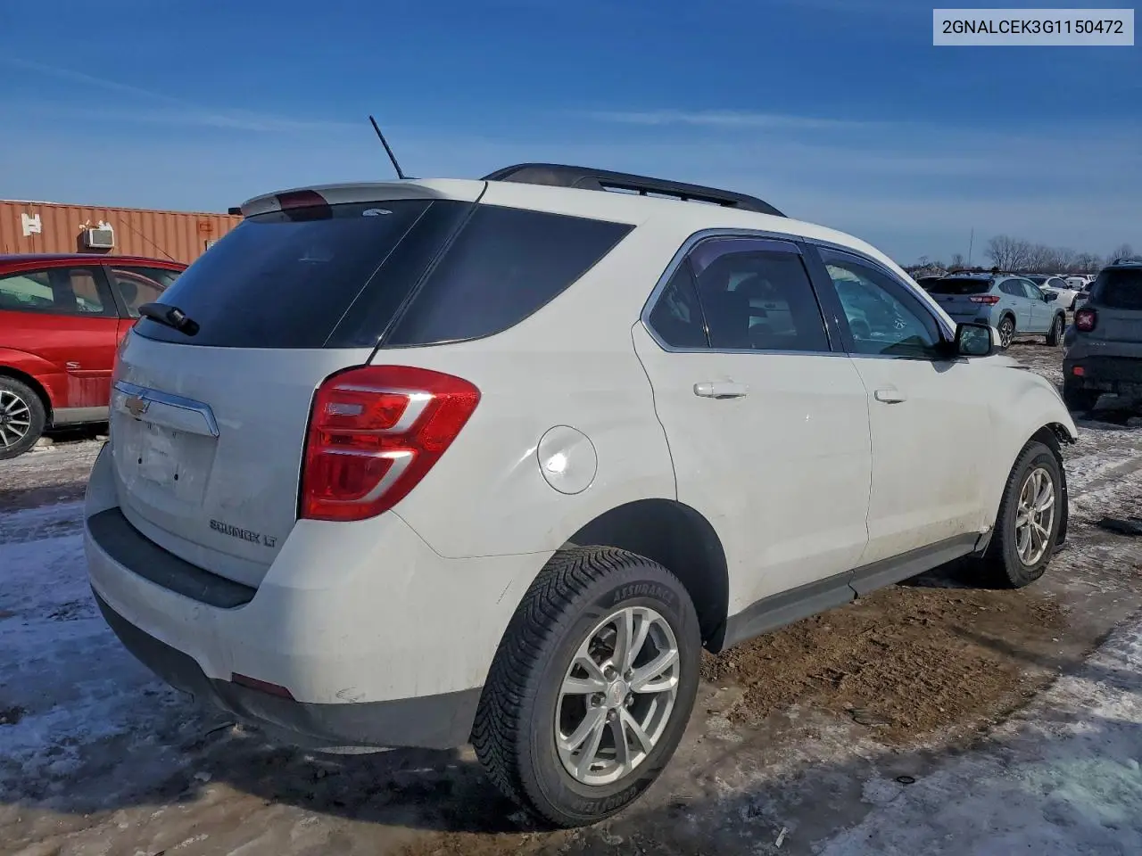 2GNALCEK3G1150472 2016 Chevrolet Equinox Lt