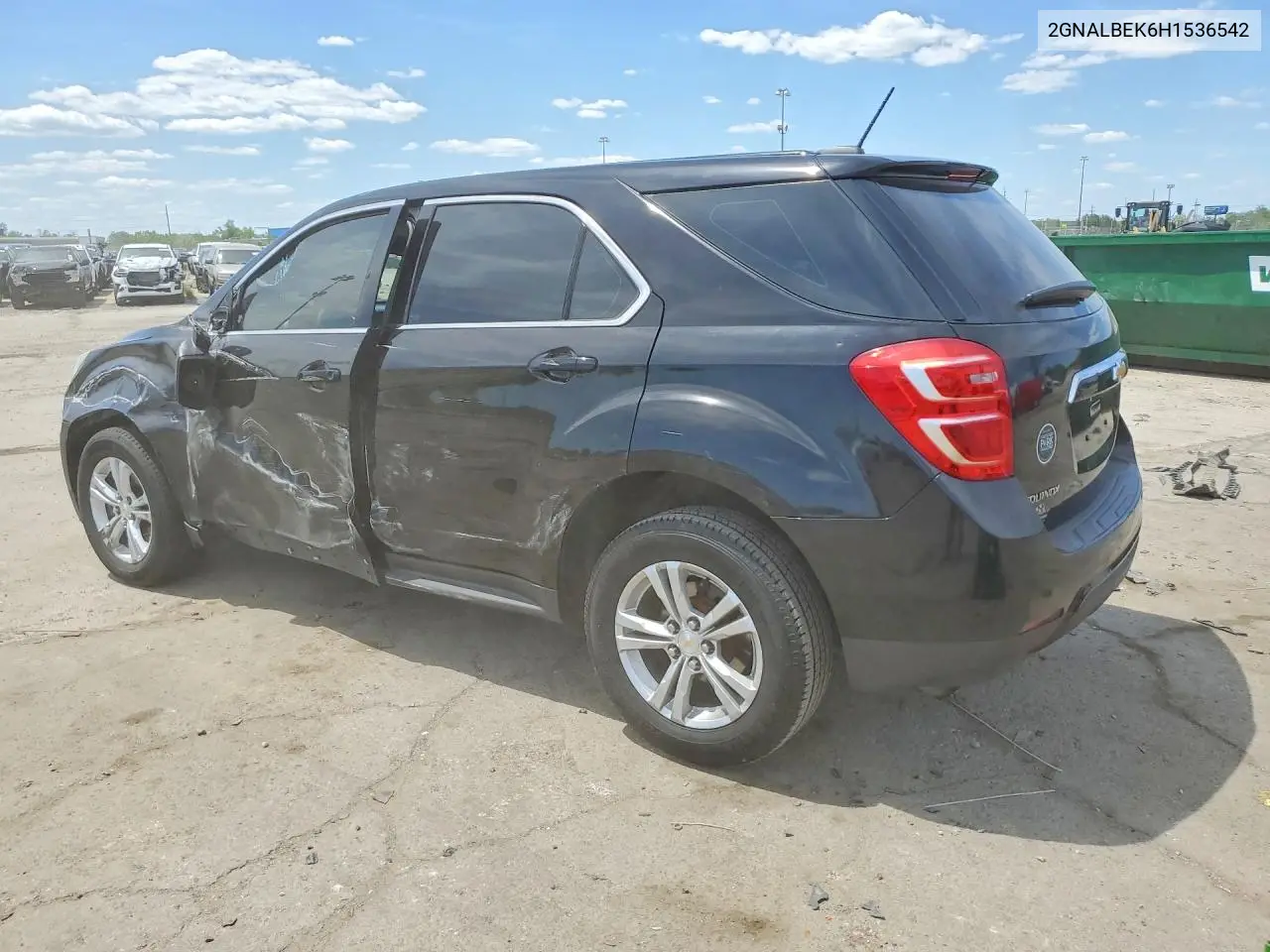 2GNALBEK6H1536542 2017 Chevrolet Equinox Ls