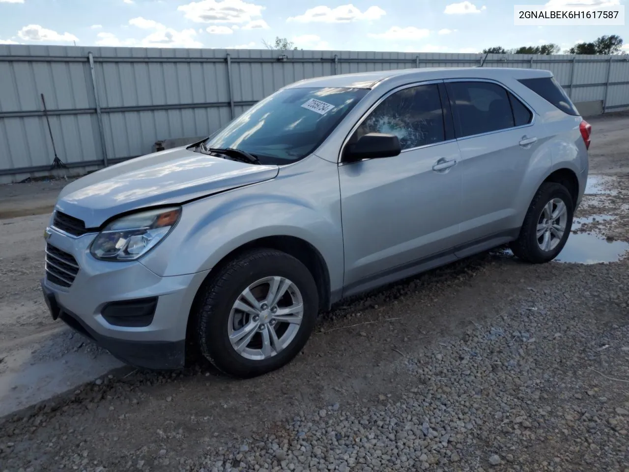 2GNALBEK6H1617587 2017 Chevrolet Equinox Ls