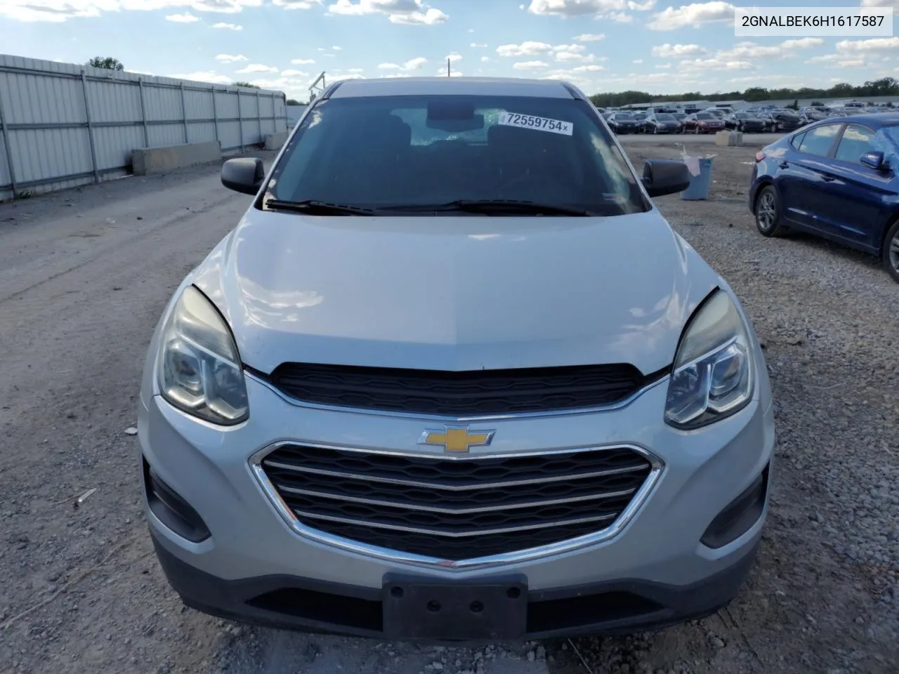 2GNALBEK6H1617587 2017 Chevrolet Equinox Ls