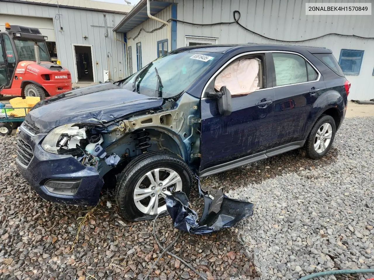 2GNALBEK4H1570849 2017 Chevrolet Equinox Ls