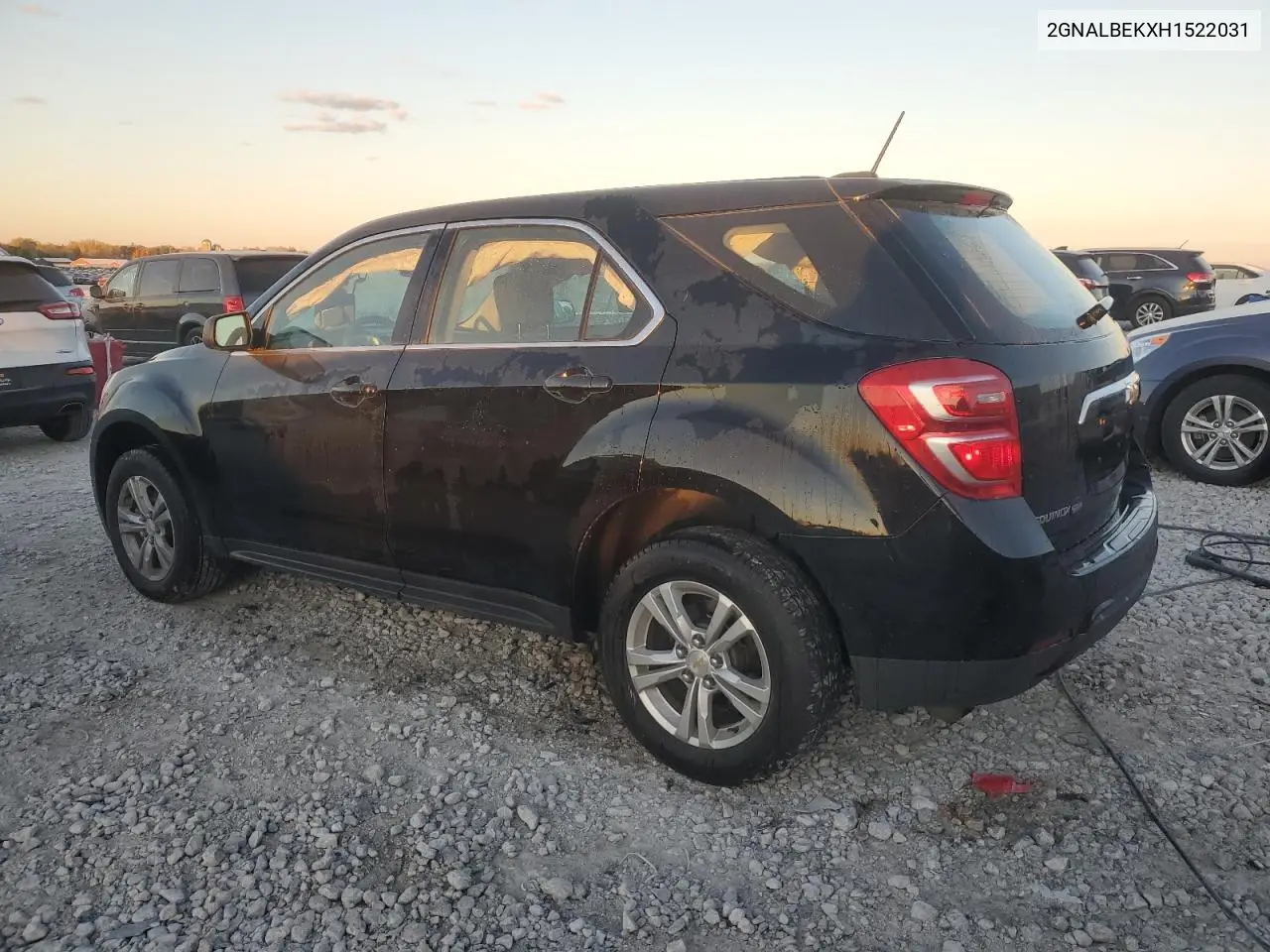 2GNALBEKXH1522031 2017 Chevrolet Equinox Ls