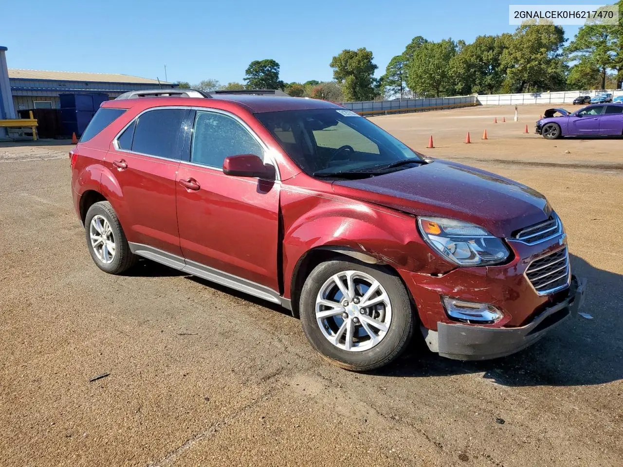 2GNALCEK0H6217470 2017 Chevrolet Equinox Lt