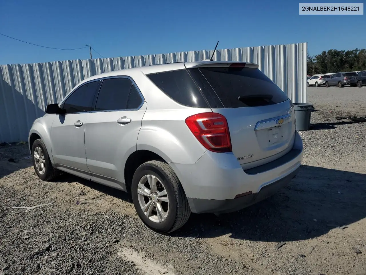 2GNALBEK2H1548221 2017 Chevrolet Equinox Ls