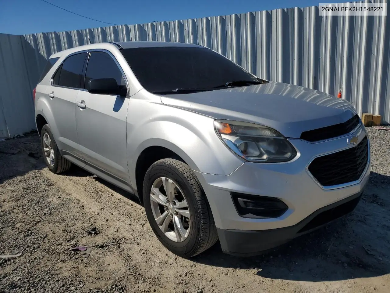 2GNALBEK2H1548221 2017 Chevrolet Equinox Ls