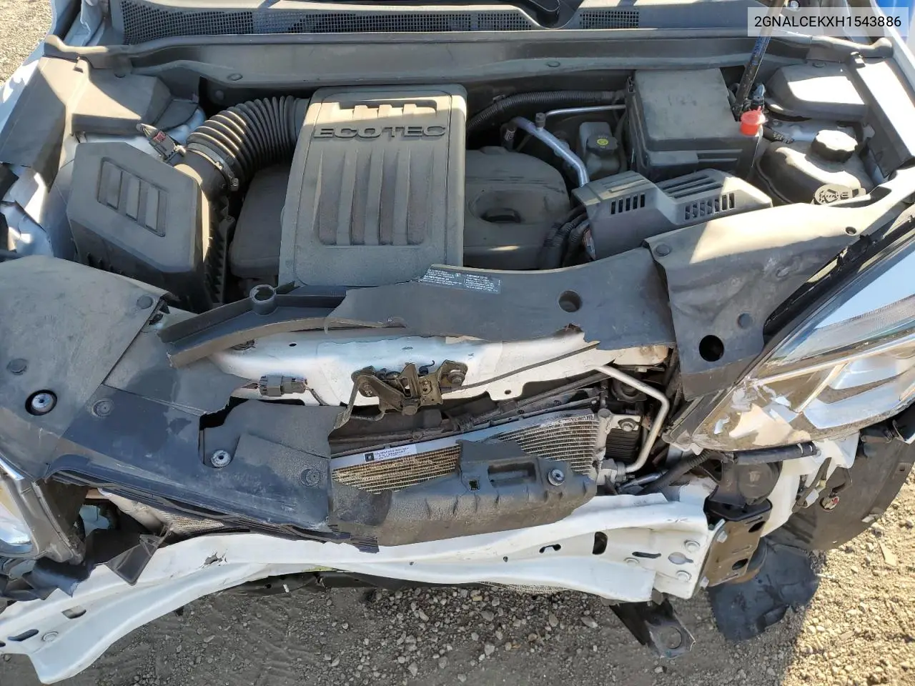 2GNALCEKXH1543886 2017 Chevrolet Equinox Lt