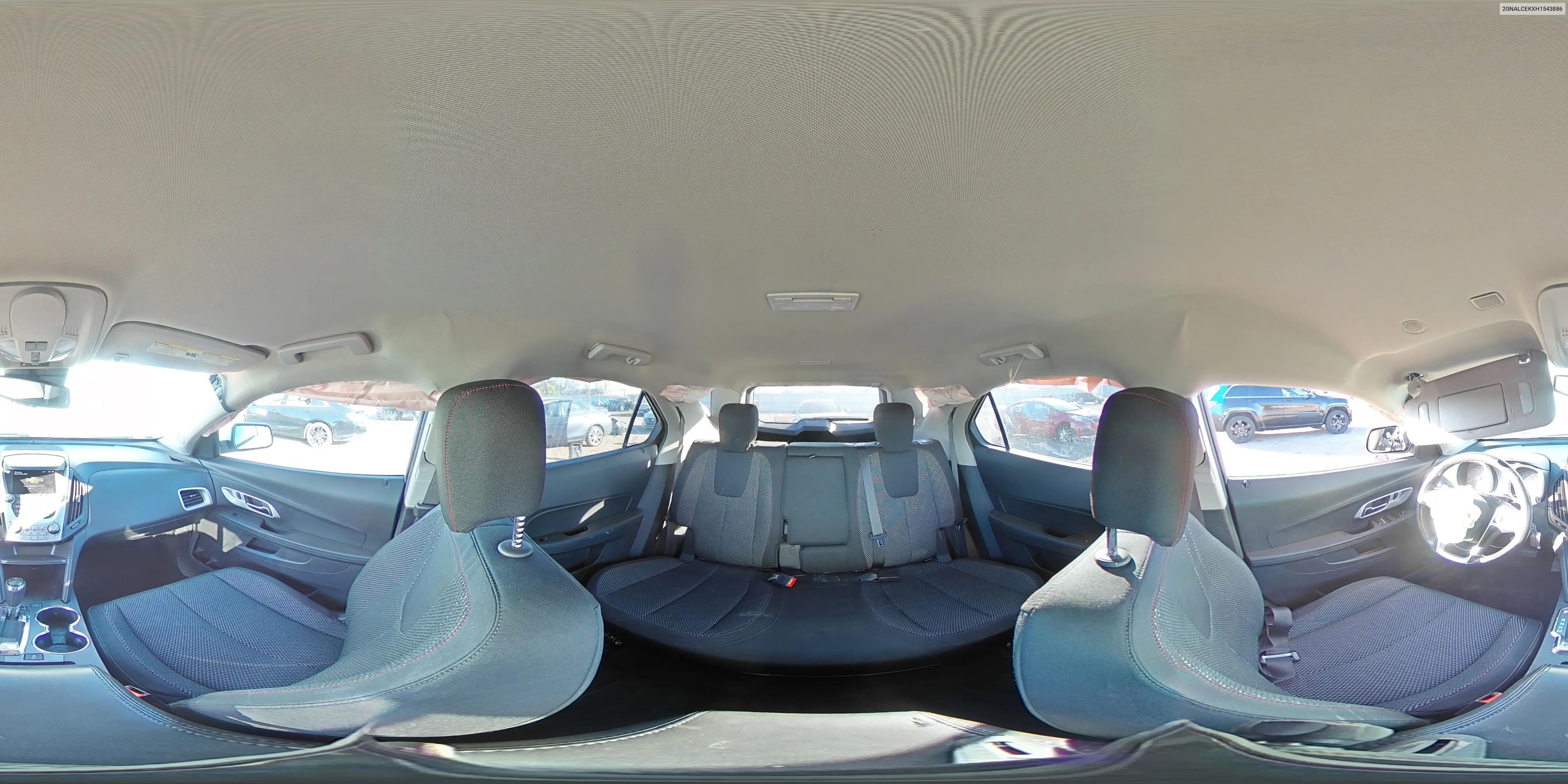 2GNALCEKXH1543886 2017 Chevrolet Equinox Lt
