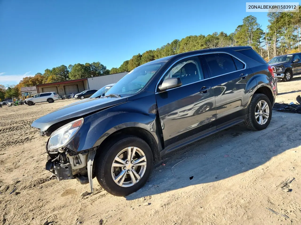 2GNALBEK6H1583912 2017 Chevrolet Equinox Ls
