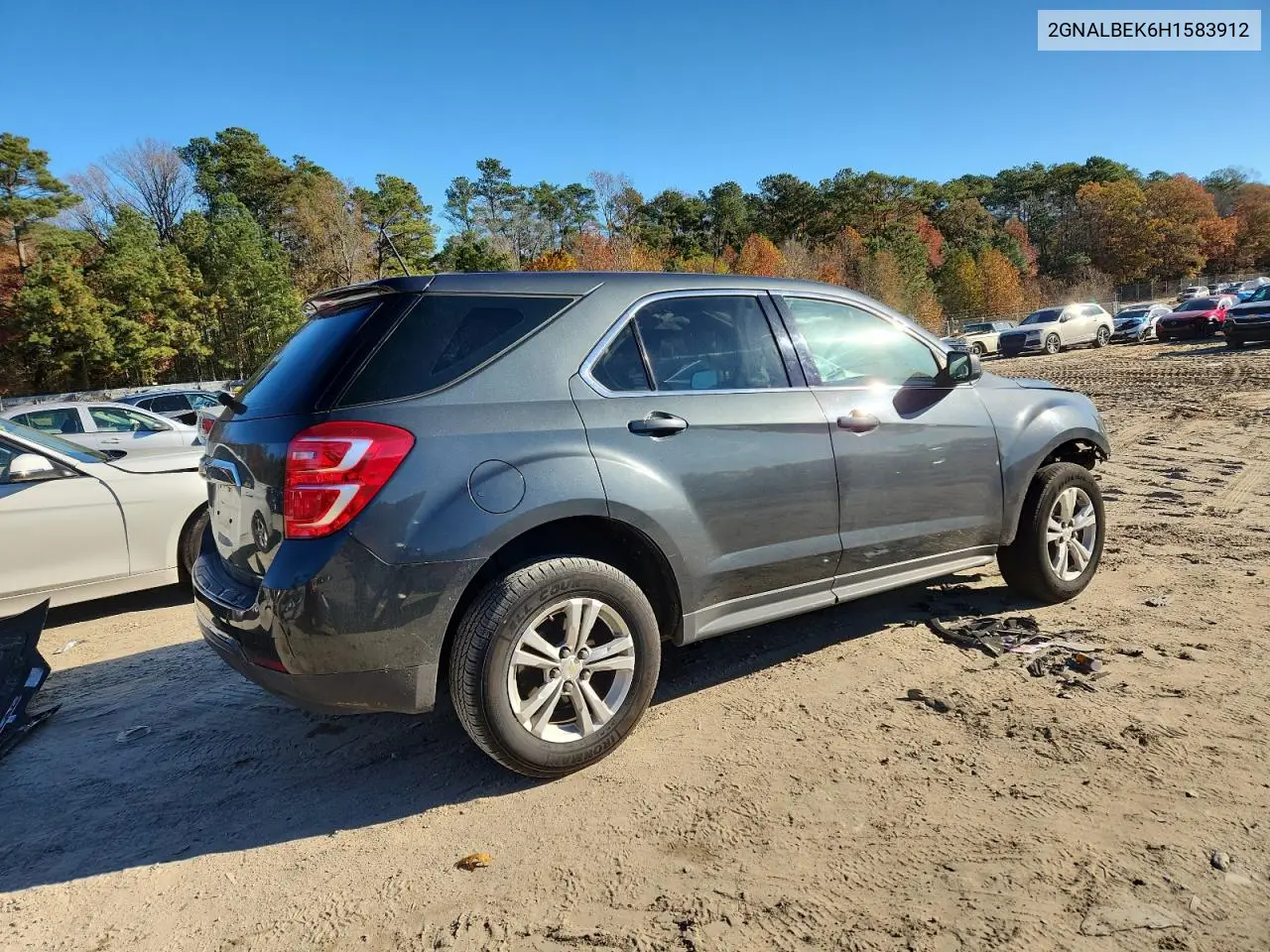 2GNALBEK6H1583912 2017 Chevrolet Equinox Ls
