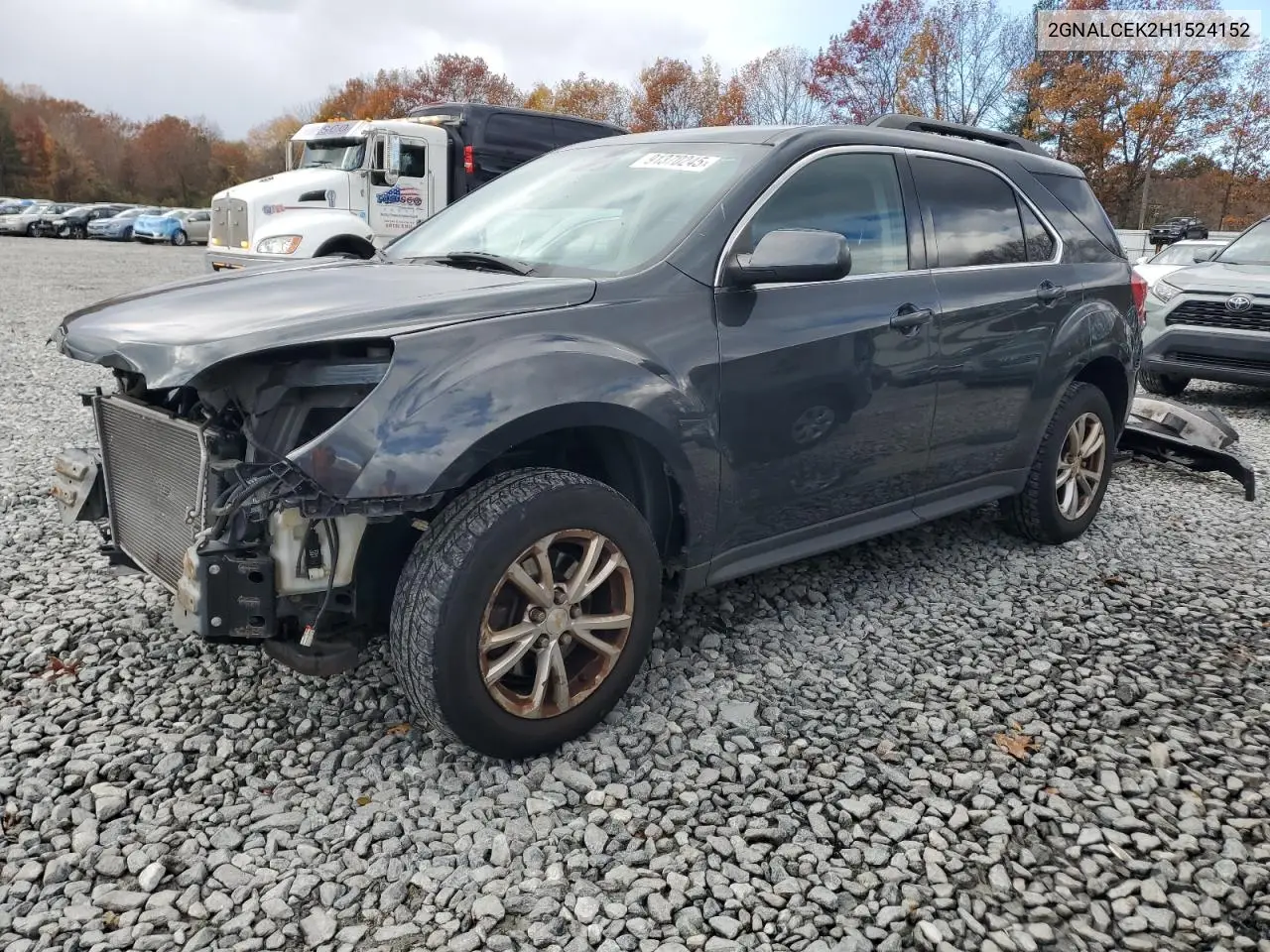 2GNALCEK2H1524152 2017 Chevrolet Equinox Lt